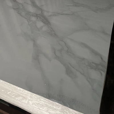 Interior Pvc Marble Sheet Eco-Friendly Scratch-Resistant DIY Home Decor